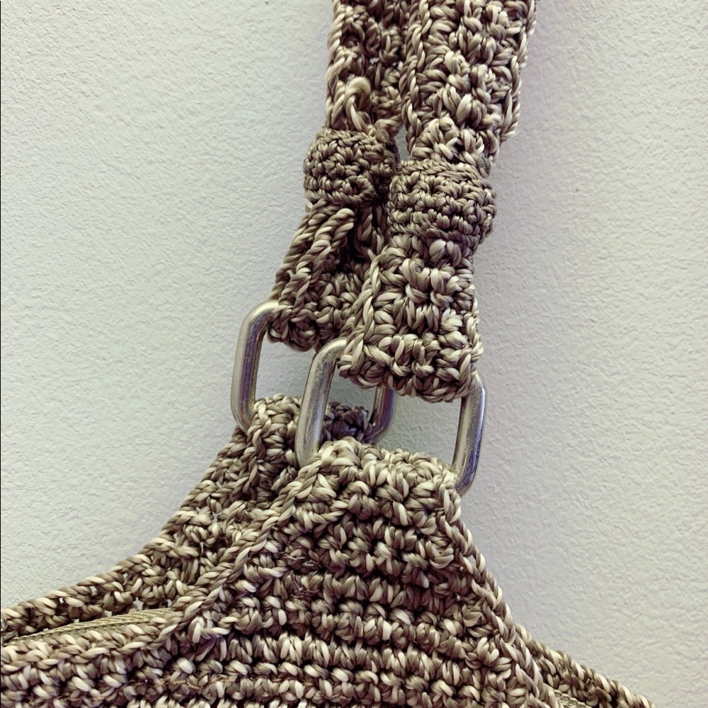 The Sak Belle Crochet Striped Tote - Picture 3 of 10